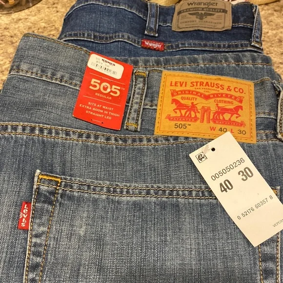Levi's | Jeans | Lot Of 2 Pair Jeans One Wrangler Slim